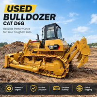 Bulldozer Caterpillar D6G d'occasion avec moteur, pompe, boîte de vitesses et composants essentiels, 160 ch, couple élevé
