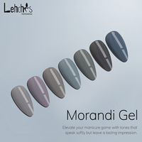 Lehchis Marque privée Designer Gel Vernis à Ongles Produits Cosmétiques 15ml UV Gel Vernis à Ongles Bouteille OEM Prix de gros