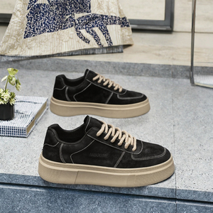 M0833 Zapatillas Deportivas para Hombre, Diseño Nuevo, Transpirables, Impermeables, con Soporte de Arco, Suela Gruesa, Color Negro, Casuales, para Primavera, Precio Bajo - Product Image 3