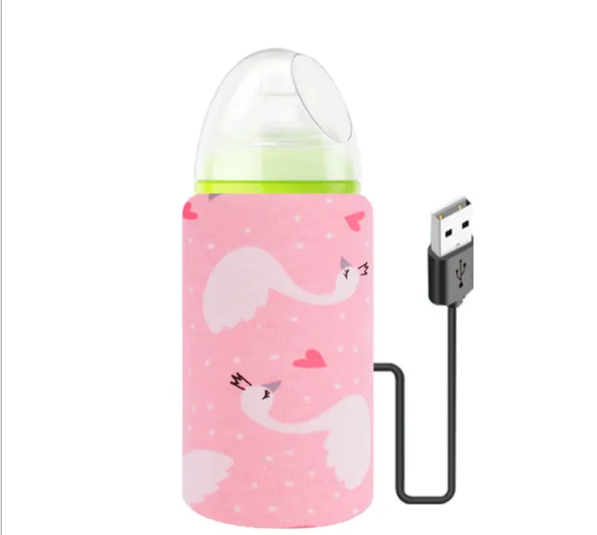 Chinese Fabriek Direct Te Koop Leuke Patroon Draagbare Babyvoeding Melkfles Warmer Usb Thermostatische Zak