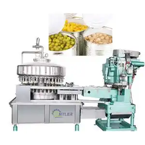 Línea de producción automática de maíz enlatado/césped/soja/Verde/garbanzos/Rojo/Frijol mungo