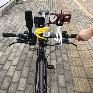 <span class=keywords><strong>Support</strong></span> de guidon de vélo universel en silicone réglable pour téléphone, caméra d'<span class=keywords><strong>action</strong></span>, GoPro, Insta360, DJI, antidérapant, pour le cyclisme - Product Image 3