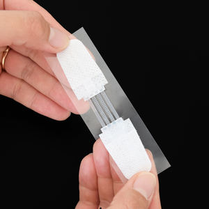 Fermetures de plaies d'urgence Bande de fermeture à glissière indolore Sutures de point de fermeture éclair Réparation de lacération Bandages adhésifs pour les premiers soins des plaies - Product Image 5