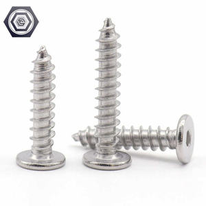 Vente en gros de <span class=keywords><strong>vis</strong></span> autotaraudeuses à tête plate à six pans creux en acier inoxydable 18-8 de qualité A2-70 Système métrique à queue pointue OEM disponible - Product Image 5