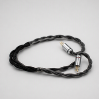 Câble audiophile hybride OCC plaqué or et argent, 120 conducteurs, 4 brins, 2PIN, 0,78 mm, détachable, 3,5 TRS, 1,2 m, personnalisé
