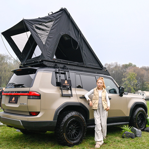 ADA OVERLAND Triangle Hard Rooftop Tent Aluminum & Waterproof Performance for Car Camping Trips - Product Image 4