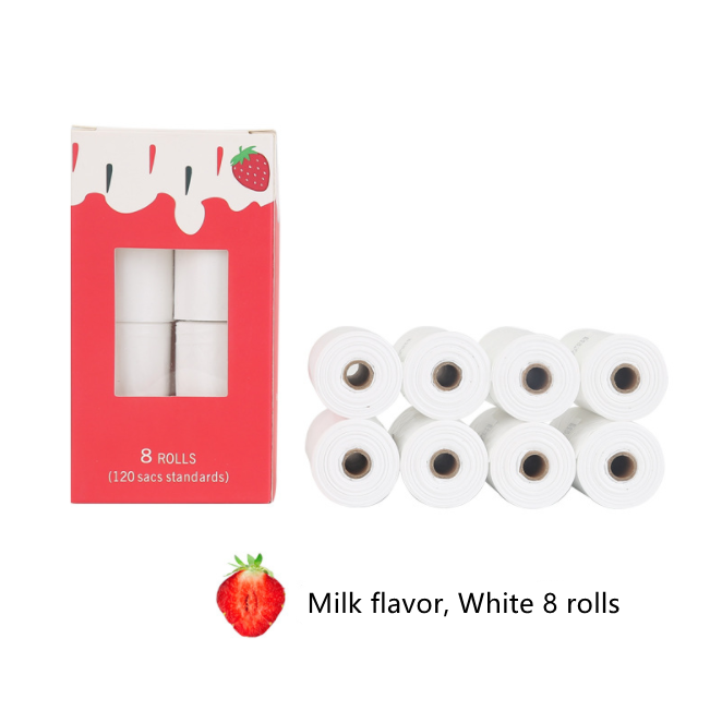 Blanc 8 rouleaux, saveur lait