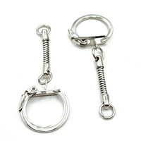PD234 Vente de gros Porte-clés avec boucle en métal Porte-clés serpent à suspendre Porte-clés fendu Porte-clés avec breloque pour sac de base