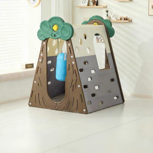 Structure de <span class=keywords><strong>jeu</strong></span> d'escalade et toboggan pour enfants, usage intérieur et extérieur, avec balançoire, pour aire de jeux familiale - Product Image 2