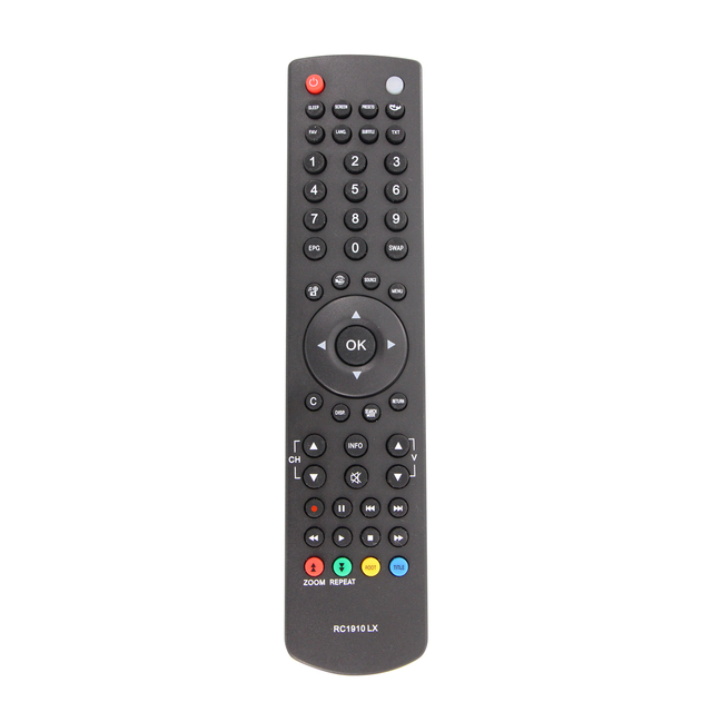 ES-RM043-1 TV Remote Control  Universal RC1910 LC-24DV510K P22LEDDVD12 P24LED12