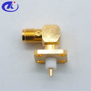 RF Kết Nối SMA Đực Bảng Điều Chỉnh Núi Nữ Góc Bên Phải Mặt Bích 4 Lỗ - Product Image 4