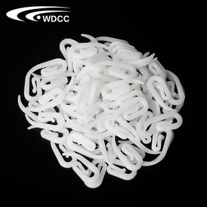 White Pom <b>Curtain</b> <b>Hooks</b> for Ripple Fold <b>Curtain</b> Track Popular Home Decoration Accessories - Product Image 4