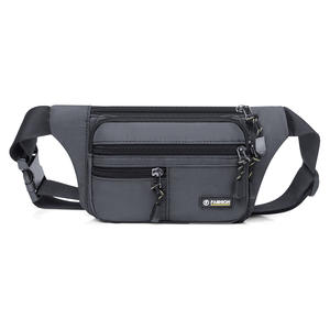 Riñonera Deportiva para Hombre, Multicapa, Resistente al Agua, para Viajes y Ciclismo, Color Gris, Negro, Azul, Primavera 2025 - Product Image 1