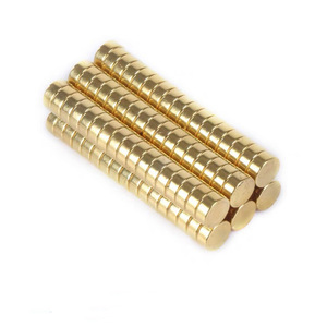 JDM Vietnam Supply Imanes de tierras raras redondos fuertes de oro para manualidades Imanes de neodimio de alta resistencia - Product Image 2