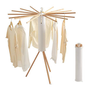 ราวตากผ้าไม้พับได้แบบยักษ์ยักษ์ สำหรับใช้ตากผ้าบนระเบียง - Product Image 4