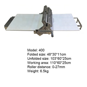 Laminadora de Masa Manual de Acero Inoxidable para Uso Comercial y Doméstico - Product Image 6
