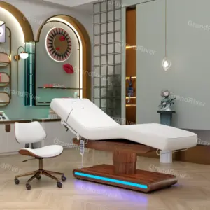 Lit cosmétique électrique réglable Offre Spéciale, mobilier de Spa, Table de Massage, lit Facial pour Salon de beauté