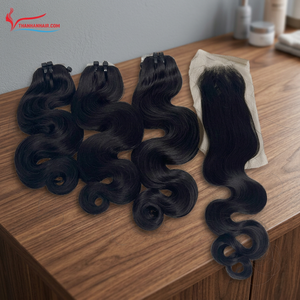 Mejor Opción: Extensiones de Cabello Humano Vietnamita 100% Natural, Ondulado, para Coser, Listas para Enviar, Duraderas, Sensación Ligera y Suave - Product Image 1