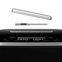 Friteuse intelligente 8QT 9-en-1 avec thermomètre à viande sans fil intégré, panier antiadhésif en céramique détachable, pour des repas sains et rapides