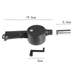 Souffleur d'air manuel miniature en gros, soufflette portable pour barbecue, ventilateur pour pique-nique, camping, essentiels pour la grillade en extérieur - Product Image 5