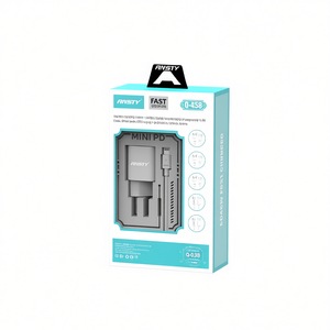 Ansty Q-038 Caricabatterie USB da 45W per Ricarica Rapida Light-ning, Colore Bianco, Categoria Prodotto: Caricabatterie - Product Image 2