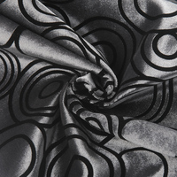 Haute qualité pas cher 100% Polyester impression maison déco tissu flocage velours tissu pour vêtements canapé Textile à la maison