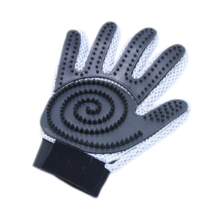 Nuevo DeShedding de masaje de caucho <span class=keywords><strong>Combi</strong></span> Pet Grooming guante cepillo para gato perro - Product Image 1