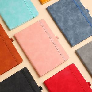 Carnet de notes professionnel A5 personnalisable avec logo X515-1, couverture en cuir avec impression UV, 200 pages, matériau papier portable - Product Image 3