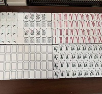 Jeu de Mahjong Américain Professionnel Moderne avec 160 Tuiles Acryliques Résistantes à l'Eau et Cartes Joker pour Soirée Casino