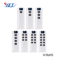 YET2169 Transmetteur de télécommande sans fil RF 433MHz Code d'apprentissage Code roulant pour porte de garage