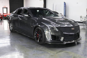 รถยนต์มือสองขายส่ง ปี 2016 CTS-V 4 ประตู ซีดาน พวงมาลัยซ้าย หลังคาซันรูฟ ระบบนำทาง เบาะหนังอุ่นได้ ไฟหน้า LED - Product Image 3
