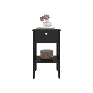 Shongopovi One <b>Drawer</b> Nightstand Wenge Modern Style Bedroom <b>Storage</b> <b>Drawer</b> - Product Image 3