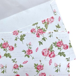 <span class=keywords><strong>Enveloppe</strong></span> à fenêtre en papier florale, cadeau Floral, format personnalisé, réglable, avec votre logo, 17.5x12.5CM - Product Image 5