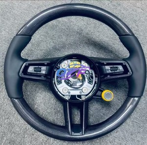 พวงมาลัยคาร์บอนไฟเบอร์ Alcantar แบบกำหนดเองขายดีปี <span class=keywords><strong>2022</strong></span> สำหรับ Porsche Cayman 987 - Product Image 1