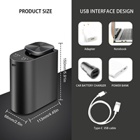 Diffuseur d'huiles essentielles sans eau, sans fil, rechargeable par USB, écologique, pour la maison, purificateur d'air sans fil, électrique pour hôtel