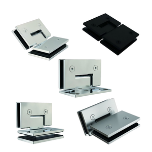 Charnière <span class=keywords><strong>de</strong></span> porte <span class=keywords><strong>de</strong></span> <span class=keywords><strong>douche</strong></span> en verre sans cadre, dissimulée, à 90 degrés, pour verre <span class=keywords><strong>de</strong></span> <span class=keywords><strong>douche</strong></span>, <span class=keywords><strong>de</strong></span> la marque Aleader Hardware - Product Image 5