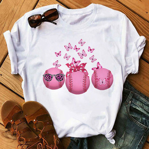 Designer de mode impression personnalisée femmes vêtements femme graphique imprimé t-shirts dames décontracté blanc à manches courtes hauts t-shirts - Product Image 5