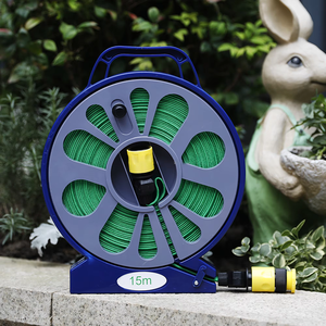 Enrouleur de <span class=keywords><strong>tuyau</strong></span> d'arrosage rotatif en caoutchouc de nouvelle conception, diamètre 3/4'', montage mural, pistolet à eau domestique, ensemble de <span class=keywords><strong>tuyau</strong></span> d'arrosage de jardin - Product Image 1