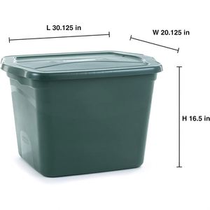 High Quality Large Capacity PP Plastic Storage <b>Boxes</b> with Lids & Wheels for Closet <b>Clothes</b> & Toys Organization - Product Image 2