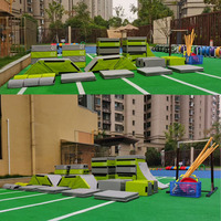 Équipement de fitness et d'entraînement de parkour pour enfants de 3 à 12 ans, pour l'intérieur et l'extérieur des écoles maternelles - Pack sensoriel en PVC souple