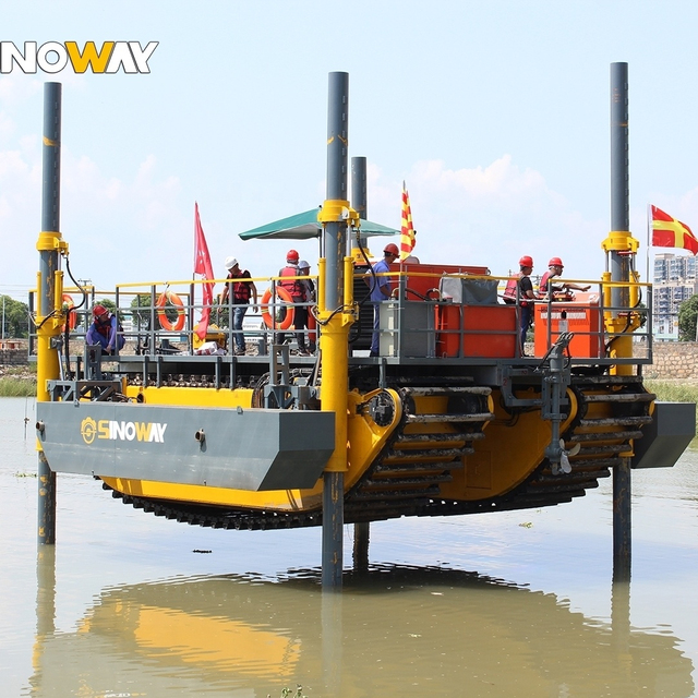 Modular Jack up Barge Self Elevating Pontoon Barge for Sale