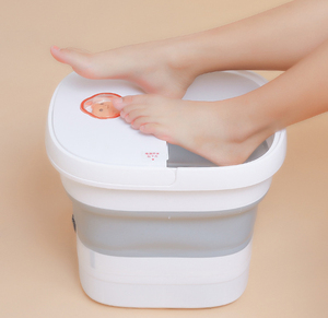 Venta al por mayor eléctrico portátil plegable pie Spa baño plegado pie baño masajeador pedicura cubos con calor - Product Image 1