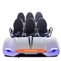 JiaYi JY-6RSC06S Machine de jeu de tir VR 9D, simulateur de cinéma 360° à monnayeur, en PVC, pour parcs d'aventure intérieurs et parcs à thème