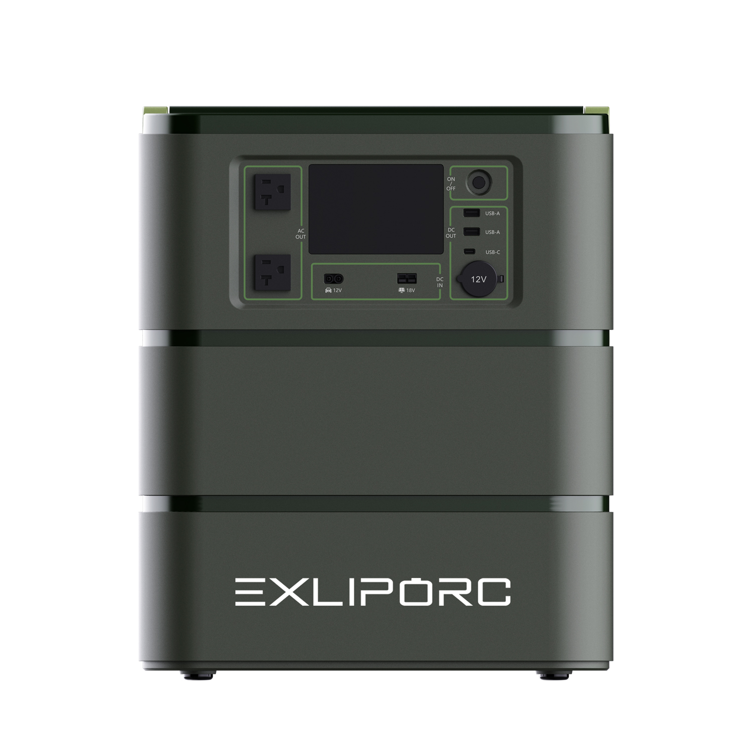 Exliporc быстрое зарядное устройство высокой мощности открытый 3000 Вт LED Power bank зарядная станция 3kw портативная электростанция