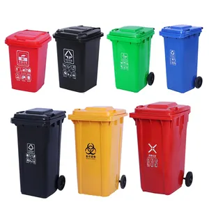 Durable Trash Can Wholesale Customized Support OEM ODM strong Eco-friendly material plastic waste bins trash can