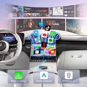 กล่อง CarPlay ไร้สายอัจฉริยะอเนกประสงค์ พร้อม Apple CarPlay AI 8+128GB วัสดุโลหะและกระจก รองรับซิมการ์ด และ USB Type-C สำหรับรถยนต์ Tesla และ BYD - Product Image 5