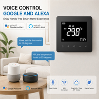 Termostato Inalámbrico Inteligente Digital para el Hogar, RF 868Mhz, con Batería, para Caldera de Gas, Receptor Inalámbrico, Controlador de Temperatura