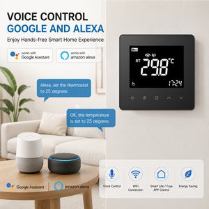Termostato Inalámbrico Inteligente Digital para el Hogar, RF 868Mhz, con Baterí<span class=keywords><strong>a</strong></span>, para Caldera <span class=keywords><strong>de</strong></span> Gas, Receptor Inalámbrico, Controlador <span class=keywords><strong>de</strong></span> Temperatura - Product Image 1