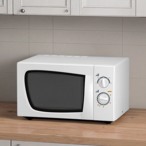 Four à micro-ondes de comptoir en acier inoxydable de haute qualité 23L 230V/50HZ à commande mécanique, puissance 800W, verrouillage enfant, usage domestique, cuisine M - Product Image 4