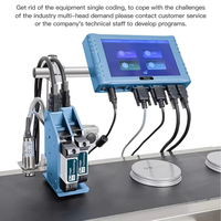 Imprimante jet d'encre compatible PHEZER P260E XP600 prête à l'emploi pour le codage des œufs et des boîtes en carton, encre éco-solvant, feuille d'aluminium